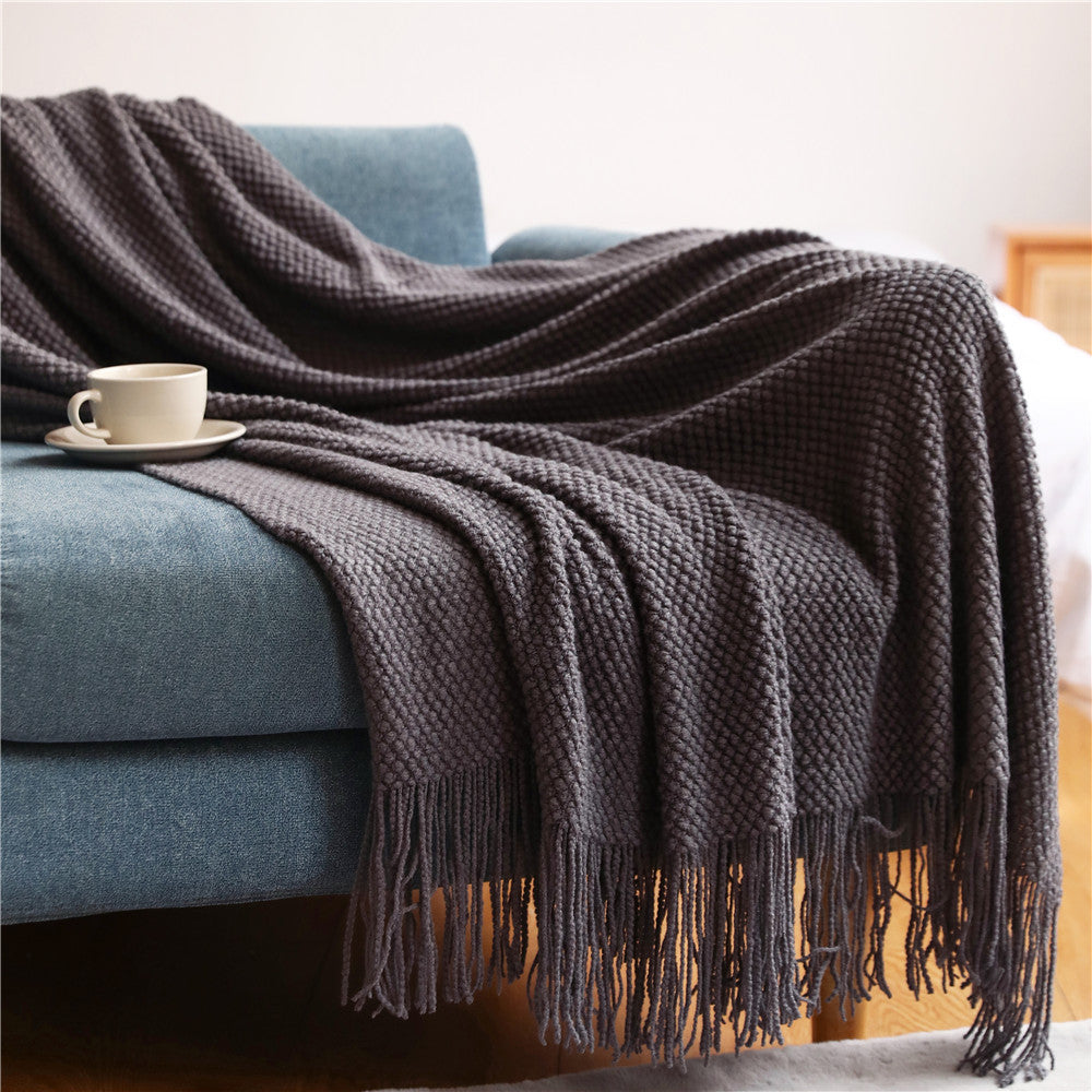 Luxury Soft Knit Throw Blanket