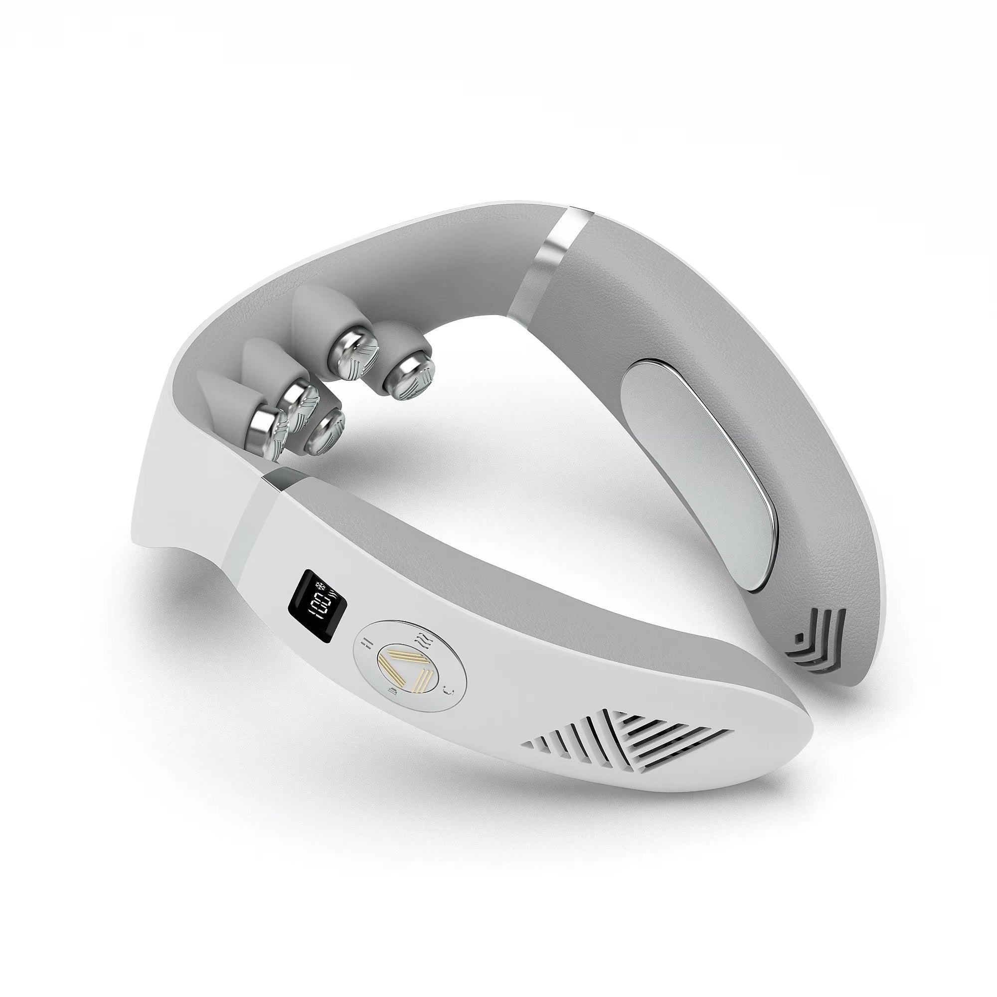 Smart Wireless Neck Massager with Heat & Cooling Therapy