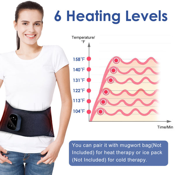 Cordless Lower Back Heating Pad Massager