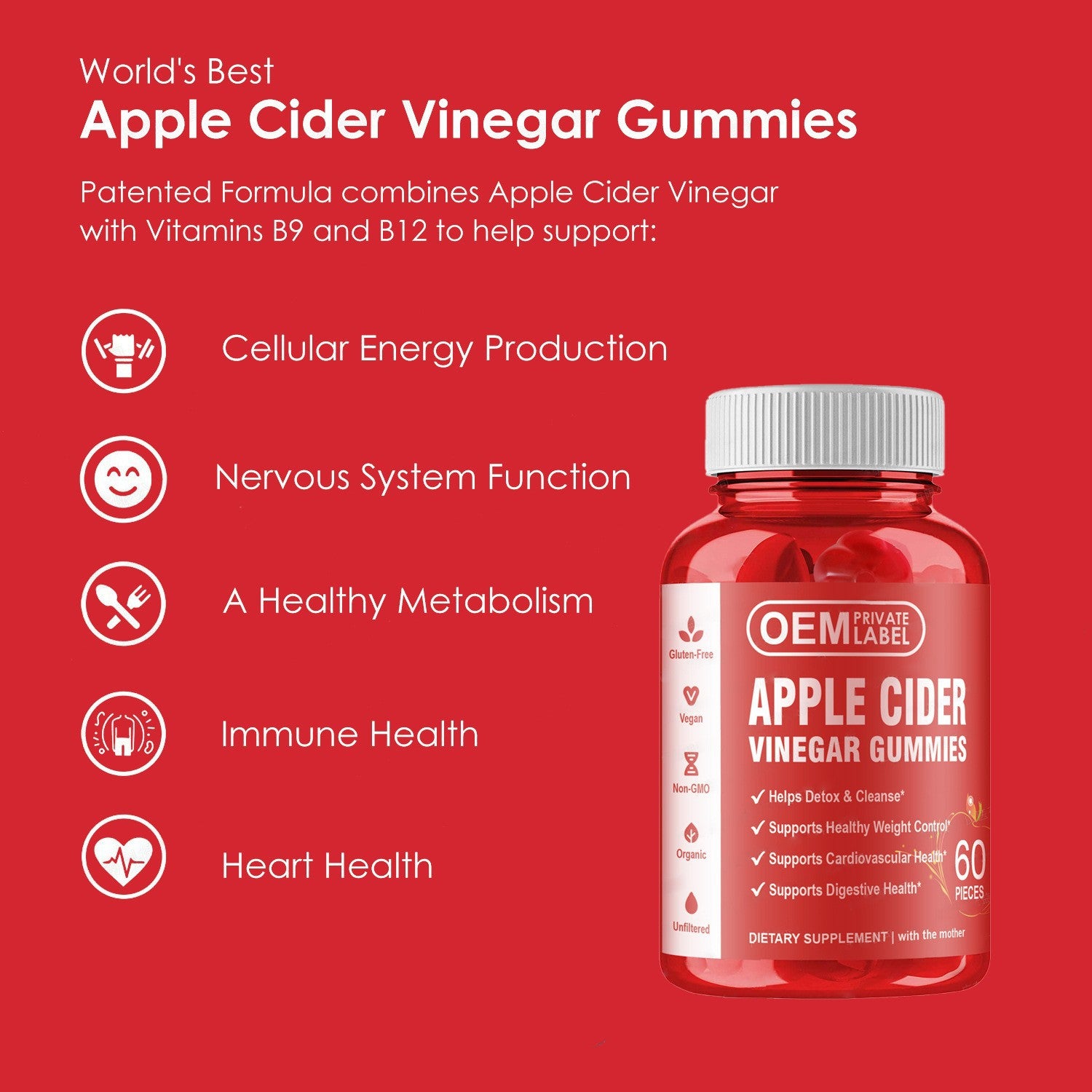 Apple Cider Vinegar Gummies | Daily Wellness Supplement